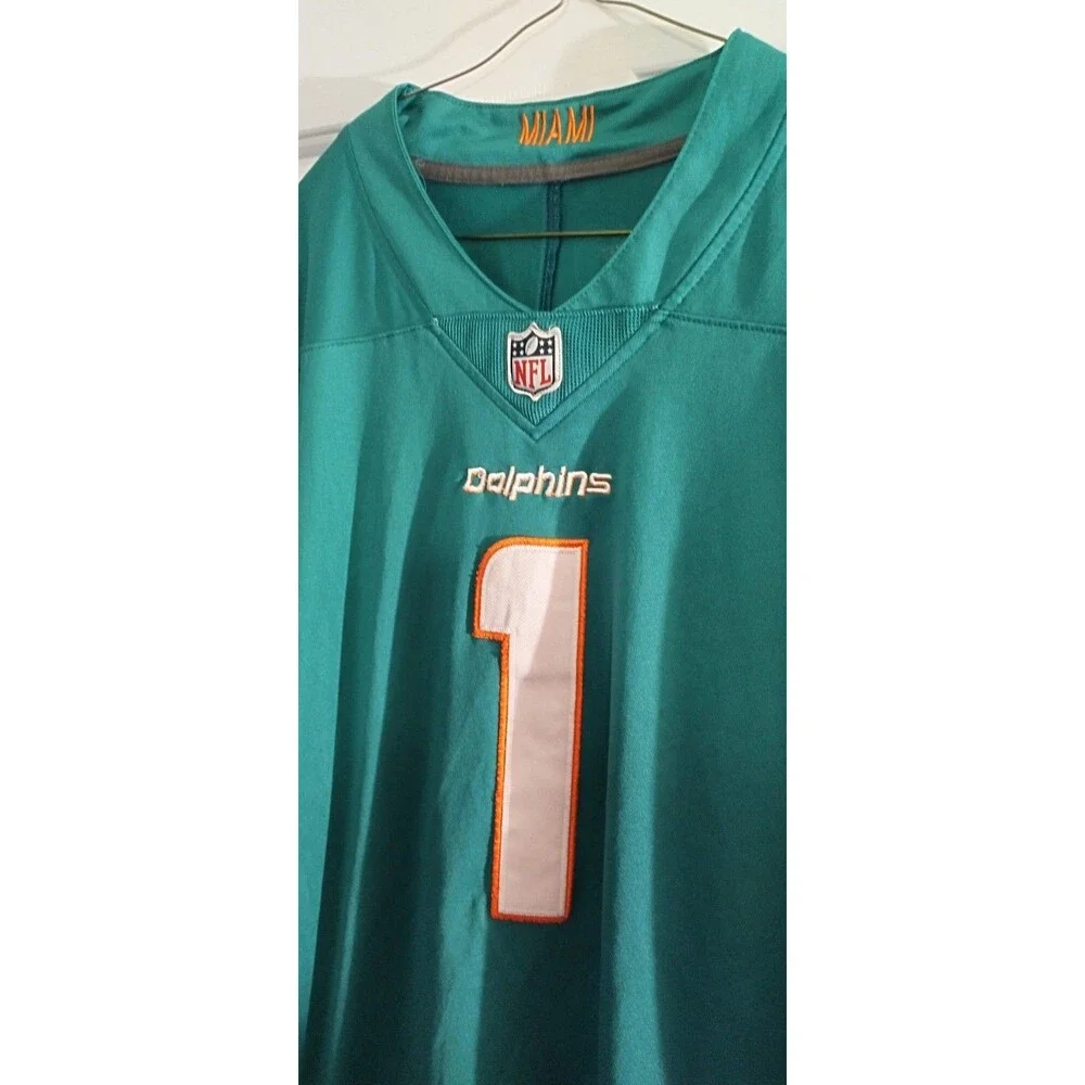 Nike NFL Jersey XXL Miami Dolphins #1 Tua Tagovailia QB Official Aqua Blue